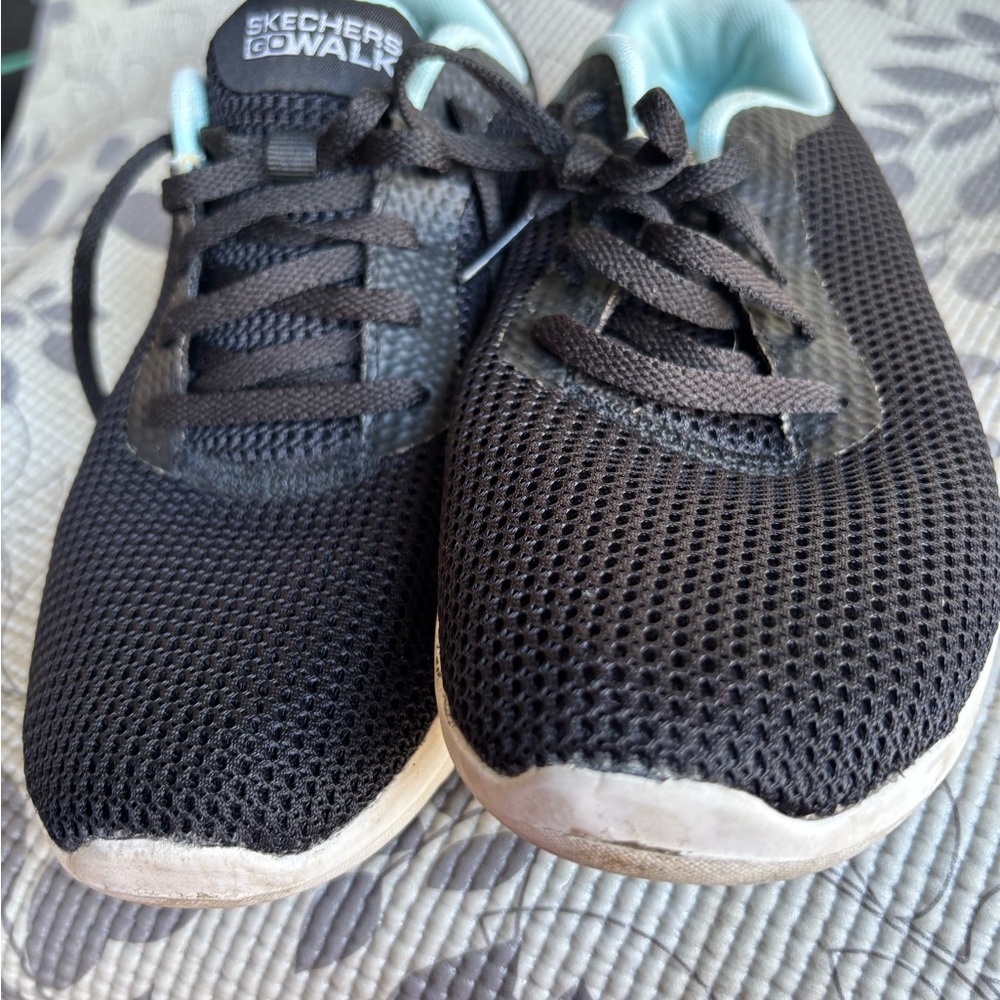 Skechers Kids Black and White Sneakers